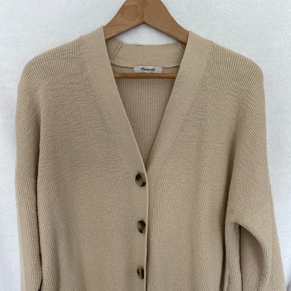 Madewell Tan Cardigan Sweater